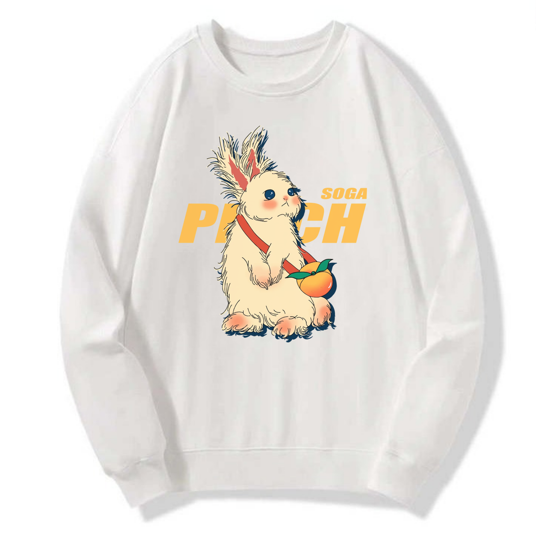 Peach Rabbit Soga Classic Hoodie - Image 4