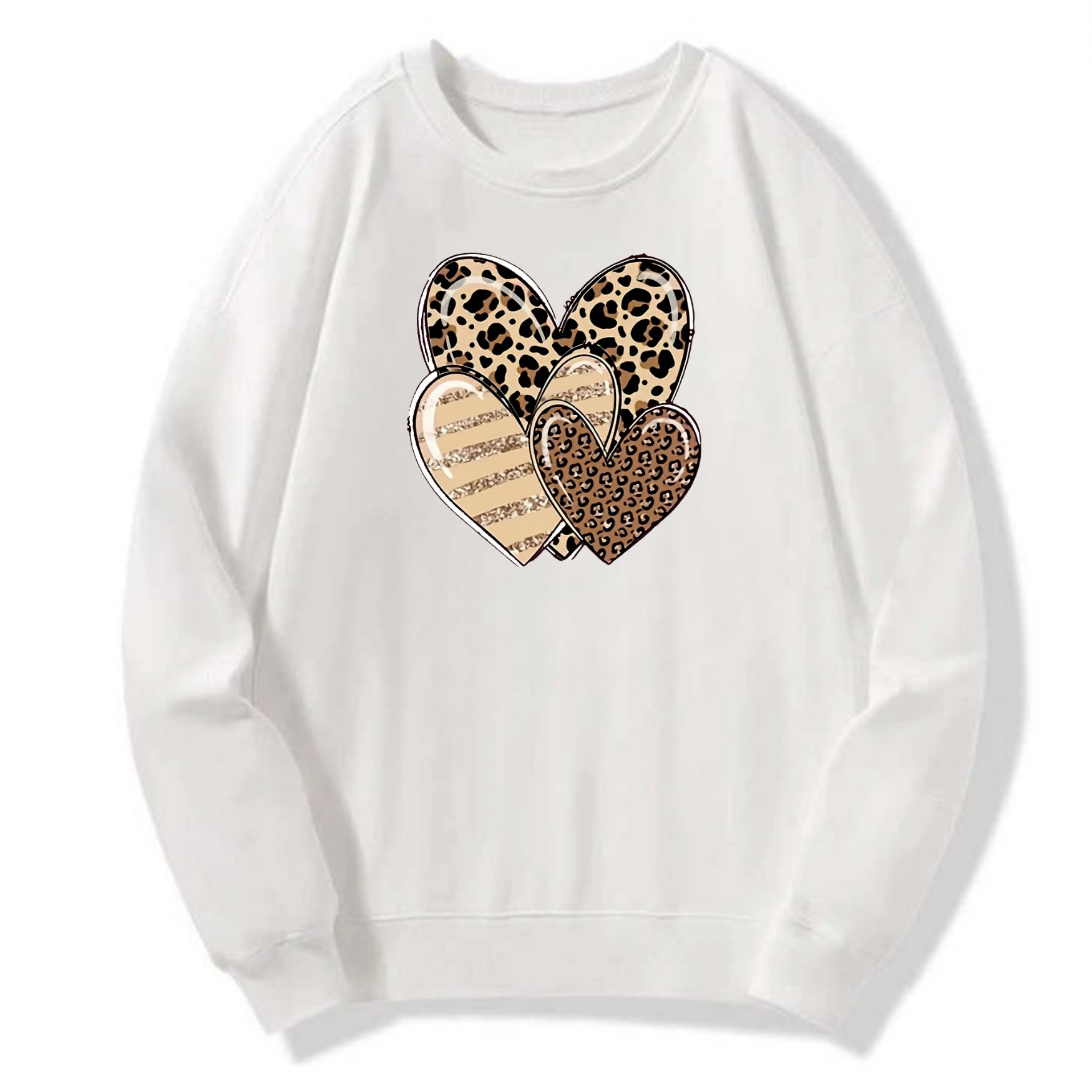 Leopard Heart Graphic Classic Hoodie - Image 4