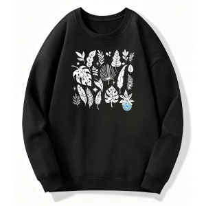 Tropical Leaves Graphic Classic Hoodie
