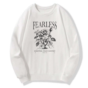 Fearless Rose Motivational Classic Hoodie
