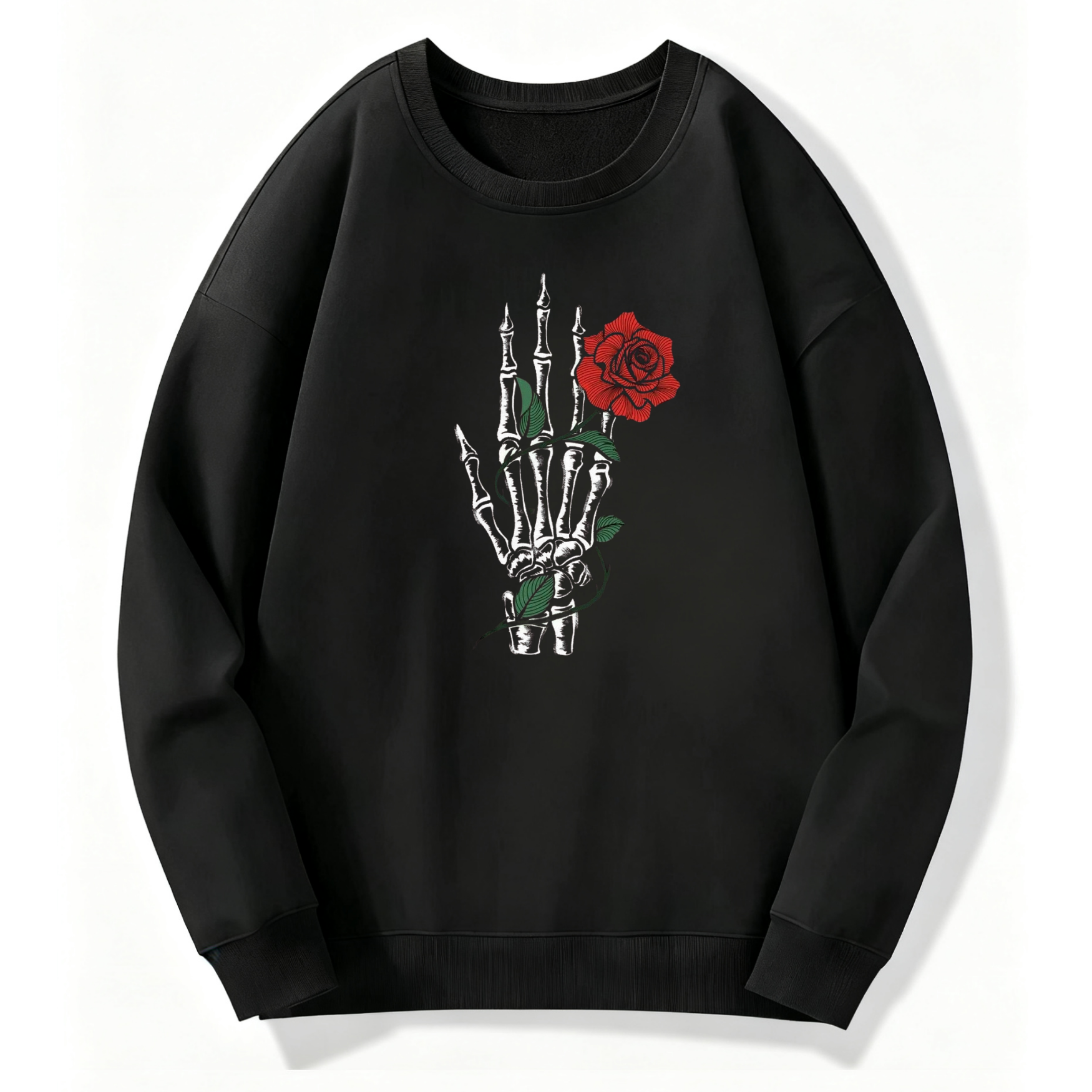 Skeleton Hand Heart Classic Sweatshirt - Image 3