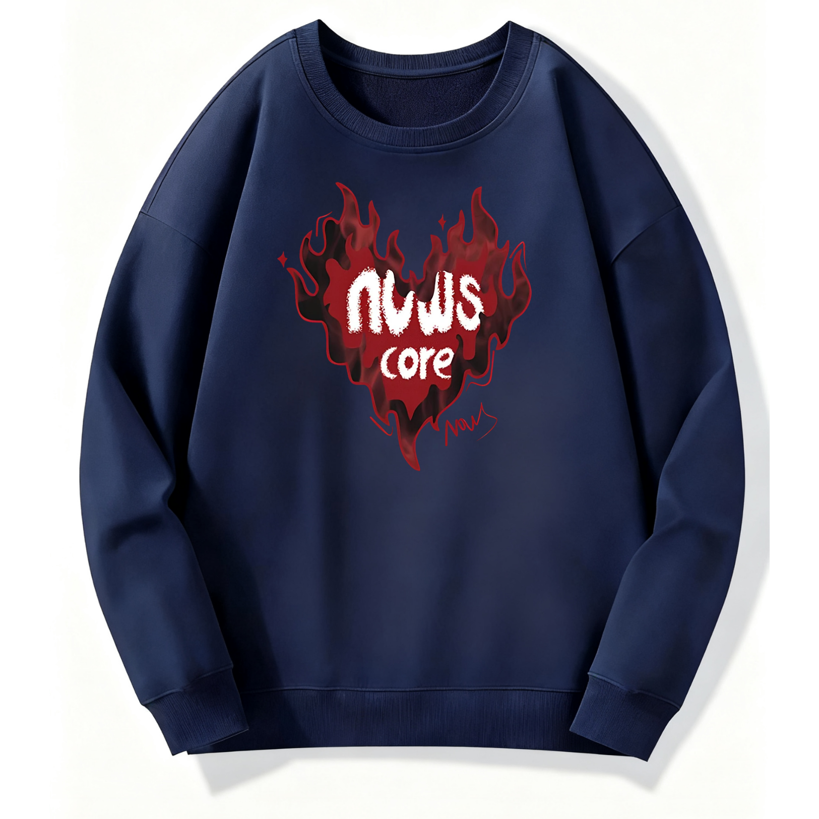 NVWS Core Flame Heart Classic Hoodie - Image 3